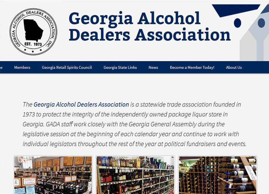 Georgia Alcohol Dealers Association Website
