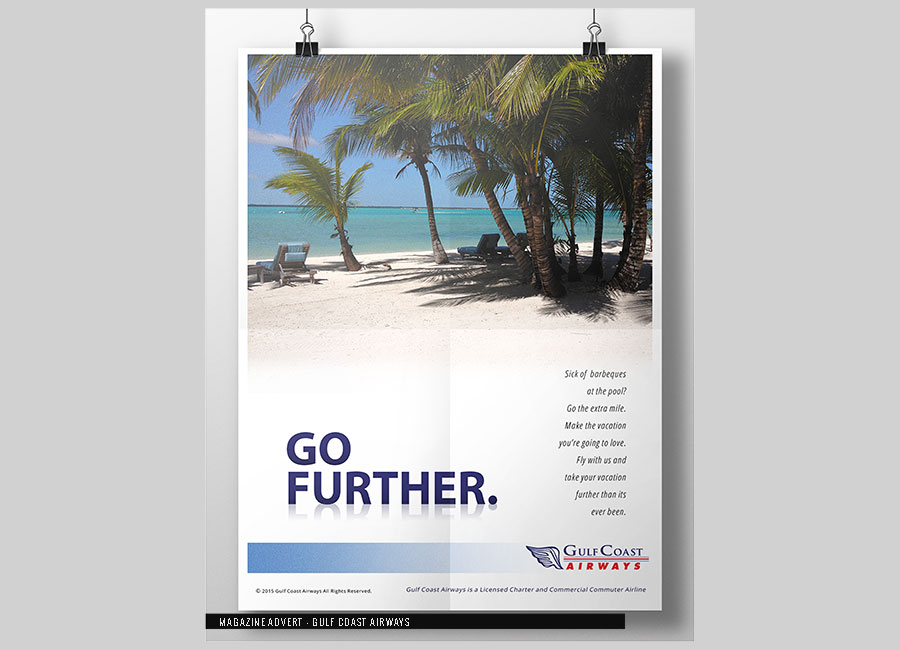 Gulf Coast Airways Poster Ad